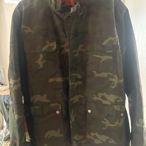 Peter Millar waxed cotton safari jacket